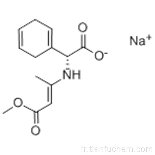 Sel de sodium de l&#39;acide (R) - (+) - alpha - [(3-méthoxy-1-méthyl-3-oxo-1-propényl) amino] -1,4-cyclohexadiène-1-acétique CAS 26774-89-0